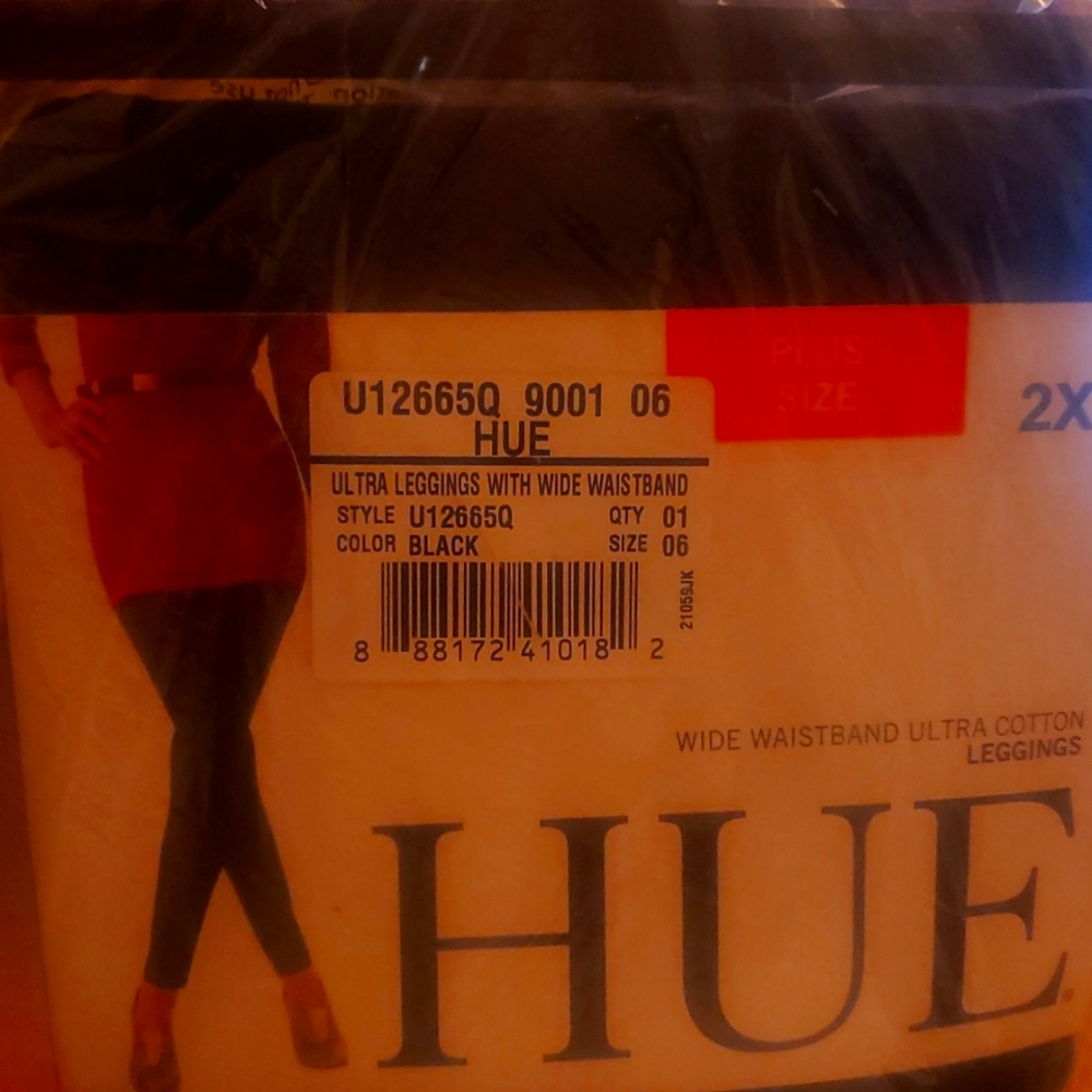 Hue Womens Plain dressy black leggings